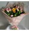 Букет Розовый тюльпан