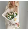 Букет с тюльпанами « Милк Шейк » 1