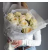 Букет из пионовидных роз Нежная классика