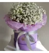 Белоснежная гипсофила в лавандовой коробке