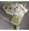 Монобукет из белоснежных хризантем 1