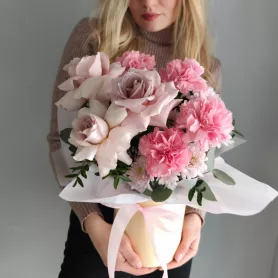 Коробка Нежное очарование от интернет-магазина «VeraRosa»