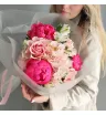 Букет Нежность пионов