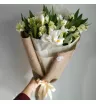 Букет ирисов с альстромериями
