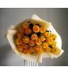 Монобукет из 25 жёлтых роз